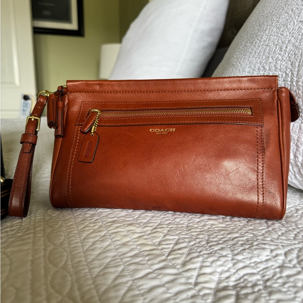 Coach Legacy Leather Large Clutch